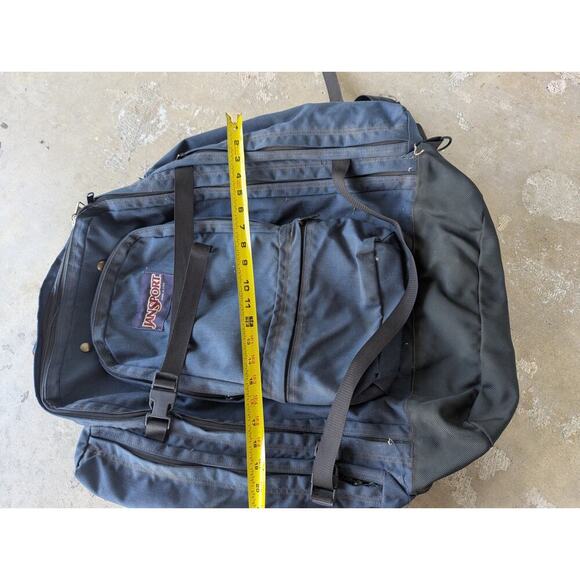 Vintage 90's Jansport Backpack Made in USA Backpacking Cordura 22 x 18 - Picture 12 of 14